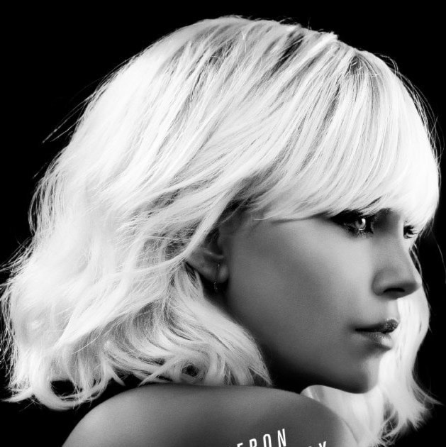 "شارليز ثيرون" على ملصق فيلمها "atomic blonde" "شارليز ثيرون" على ملصق فيلمها "atomic blonde"