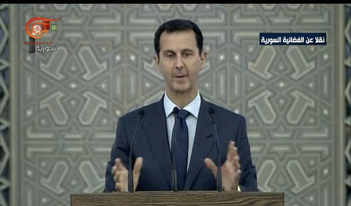 الأسد: الثوار الحقيقيون هم أصحاب القيم الإنسانية أما من وصفوهم بالثوار ليسوا أكثر من حثالة الأسد: الثوار الحقيقيون هم أصحاب القيم الإنسانية أما من وصفوهم بالثوار ليسوا أكثر من حثالة