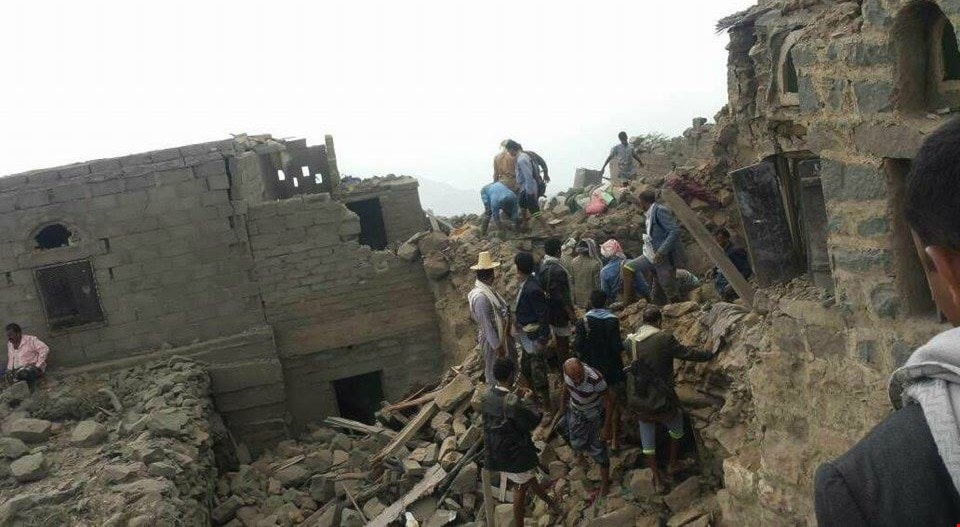 شهداء وجرحى بغارات جوية للتحالف السعودي على محافظتي مأرب وحجة (صورة أرشيفية) شهداء وجرحى بغارات جوية للتحالف السعودي على محافظتي مأرب وحجة (صورة أرشيفية)