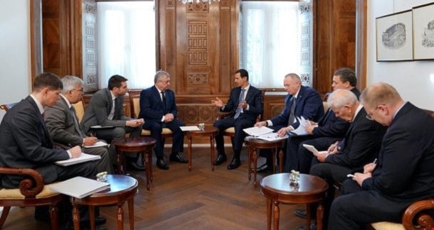 الأسد لـ لافرنتييف: انتصاراتنا بالتعاون مع روسيا والحلفاء أفشلت مخططات الغرب الأسد لـ لافرنتييف: انتصاراتنا بالتعاون مع روسيا والحلفاء أفشلت مخططات الغرب