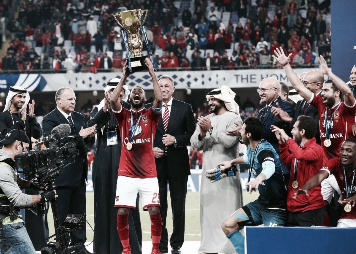 من تتويج الأهلي بالبطولة (صفحة الأهلي في تويتر) من تتويج الأهلي بالبطولة (صفحة الأهلي في تويتر)