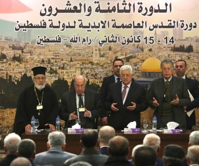 في الـ28 المنعقدة في رام الله، انعقد المجلس بحضور 87 عضواً من أصل 111 عضواً في الـ28 المنعقدة في رام الله، انعقد المجلس بحضور 87 عضواً من أصل 111 عضواً