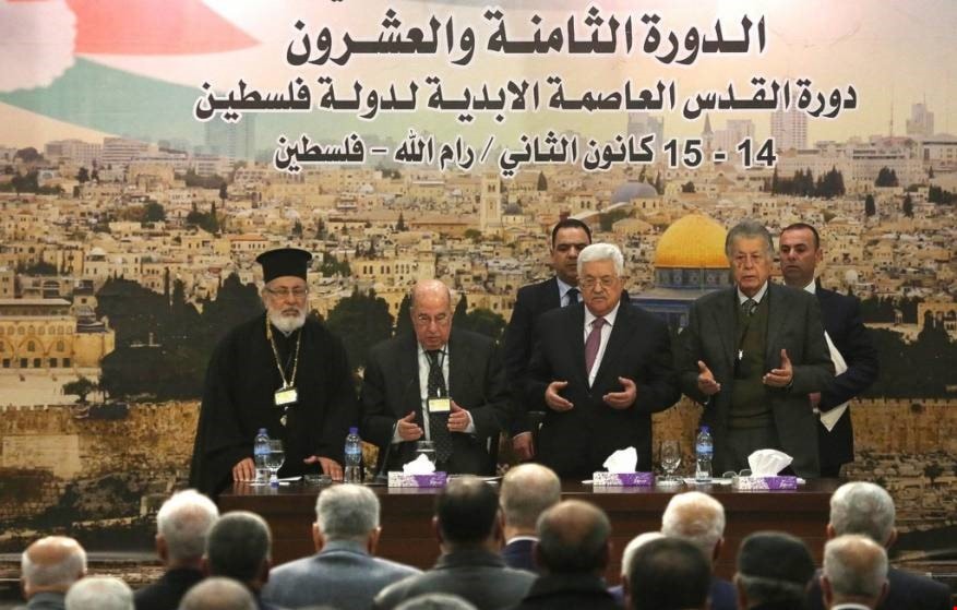 في الـ28 المنعقدة في رام الله، انعقد المجلس بحضور 87 عضواً من أصل 111 عضواً في الـ28 المنعقدة في رام الله، انعقد المجلس بحضور 87 عضواً من أصل 111 عضواً