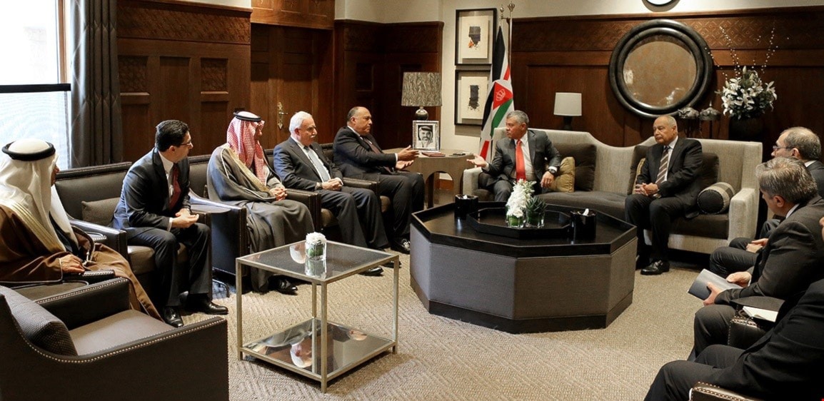 عبدالله الثاني: مسألةَ القدس يجب تسويتها ضمن إطار الحل النهائي (بترا) عبدالله الثاني: مسألةَ القدس يجب تسويتها ضمن إطار الحل النهائي (بترا)