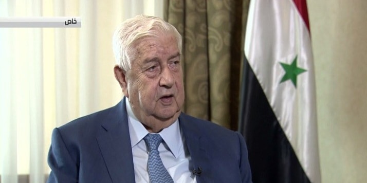المعلم لـ"روسيا اليوم": العملية الروسية غيرت الوضع في سوريا بشكل جذري المعلم لـ"روسيا اليوم": العملية الروسية غيرت الوضع في سوريا بشكل جذري