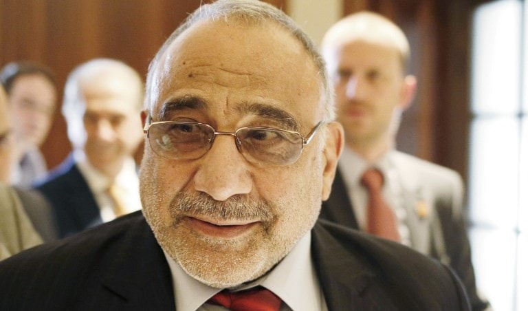 عادل عبد المهدي يشكر الكتل العراقية التي أعطته حرية اختيار الوزراء (أ ف ب) عادل عبد المهدي يشكر الكتل العراقية التي أعطته حرية اختيار الوزراء (أ ف ب)