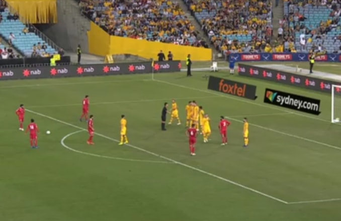 فاز منتخب أستراليا بنتيجة 3-0 فاز منتخب أستراليا بنتيجة 3-0
