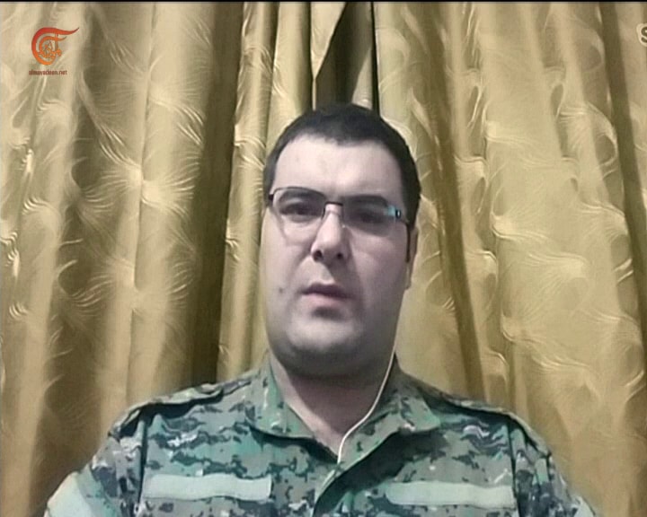 غابرييل خلال المقابلة مع الميادين غابرييل خلال المقابلة مع الميادين
