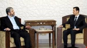 اللقاء الأخير بين الرئيس بشار الأسد وخالد مشعل في دمشق اللقاء الأخير بين الرئيس بشار الأسد وخالد مشعل في دمشق