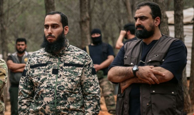 صوفان (يمين الصورة) حذّر الجولاني من تكرار البغي على الفصائل الأخرى صوفان (يمين الصورة) حذّر الجولاني من تكرار البغي على الفصائل الأخرى