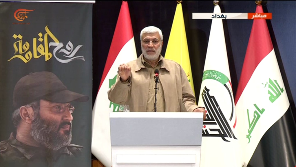 المهندس: مغنية ما زال حاضراً معنا في عملنا في الحشد الشعبي في العراق المهندس: مغنية ما زال حاضراً معنا في عملنا في الحشد الشعبي في العراق