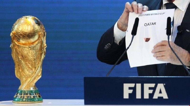 فازت قطر بتنظيم مونديال 2022 في العام 2010 بعدما اختيرت في تصويت "الفيفا" فازت قطر بتنظيم مونديال 2022 في العام 2010 بعدما اختيرت في تصويت "الفيفا"