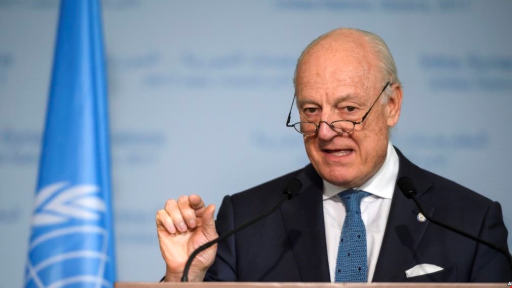 دي ميستورا: الناس في الغوطة يطلبون الضغط على المتحاربين للسماح لهم بالمغادرة دي ميستورا: الناس في الغوطة يطلبون الضغط على المتحاربين للسماح لهم بالمغادرة