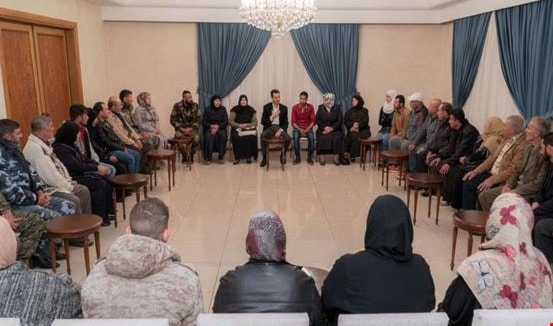 الأسد: تحرير المخطوفين ليس قضية إنسانية فقط بل وطنية أيضاً الأسد: تحرير المخطوفين ليس قضية إنسانية فقط بل وطنية أيضاً