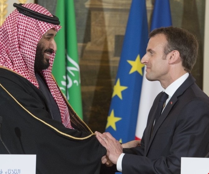 عرّج بن سلمان على باريس تحت عهدة ماكرون الذي يتقن لعبة اصطناع العظمة عرّج بن سلمان على باريس تحت عهدة ماكرون الذي يتقن لعبة اصطناع العظمة