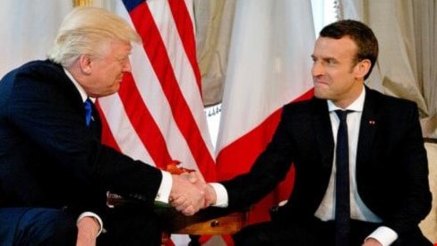ماكرون سيحاول إقناع ترامب إنقاذ الاتفاق النووي مع إيران وتجنب حرب تجارية عبر الأطلسي ماكرون سيحاول إقناع ترامب إنقاذ الاتفاق النووي مع إيران وتجنب حرب تجارية عبر الأطلسي