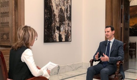 الأسد: الوجود الأميركي والبريطاني في سوريا غير شرعي الأسد: الوجود الأميركي والبريطاني في سوريا غير شرعي