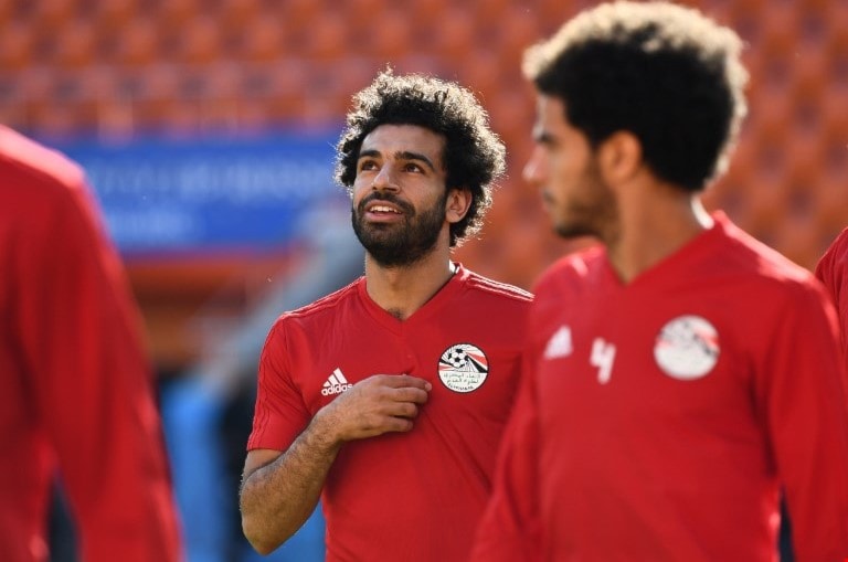 لا تزال مشاركة صلاح أمام الأوروغواي غير مؤكدة (أ ف ب) لا تزال مشاركة صلاح أمام الأوروغواي غير مؤكدة (أ ف ب)