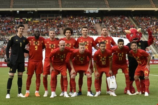 منتخب بلجيكا في مباراة ودية تحضيراً للمونديال (أ ف ب) منتخب بلجيكا في مباراة ودية تحضيراً للمونديال (أ ف ب)