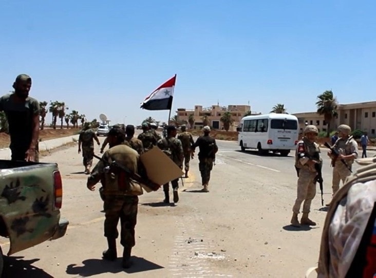 مدينة درعا تحت سيطرة الجيش السوري بالكامل مدينة درعا تحت سيطرة الجيش السوري بالكامل