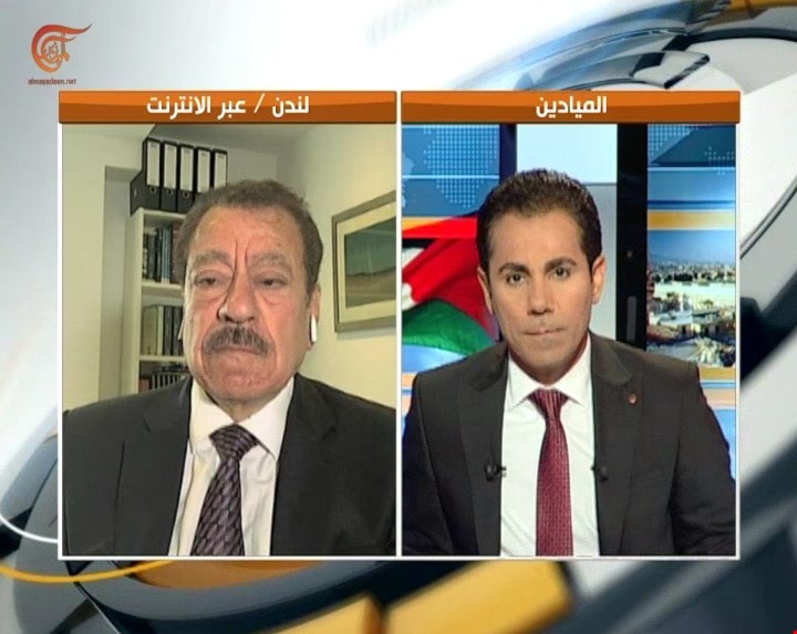 الميادين عبد الباري عطوان رئيس تحرير صحيفة رأي اليوم الإلكترونية الميادين عبد الباري عطوان رئيس تحرير صحيفة رأي اليوم الإلكترونية