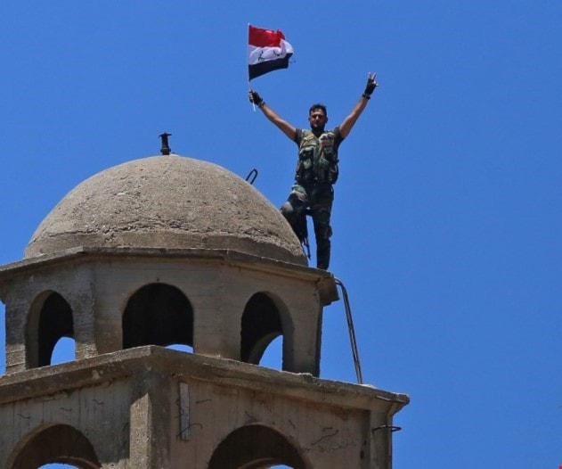 الجيش السوري حقق انتصارات كبيرة على الأرهاب في سنوات الحرب السورية الجيش السوري حقق انتصارات كبيرة على الأرهاب في سنوات الحرب السورية