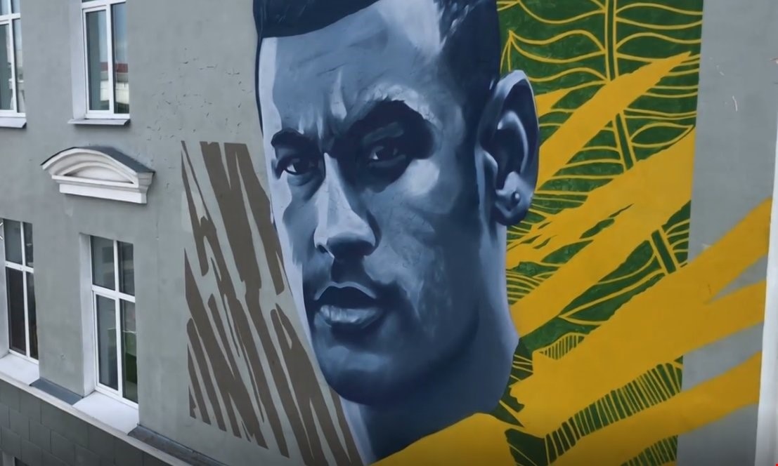 جدارية نيمار في كازان جدارية نيمار في كازان