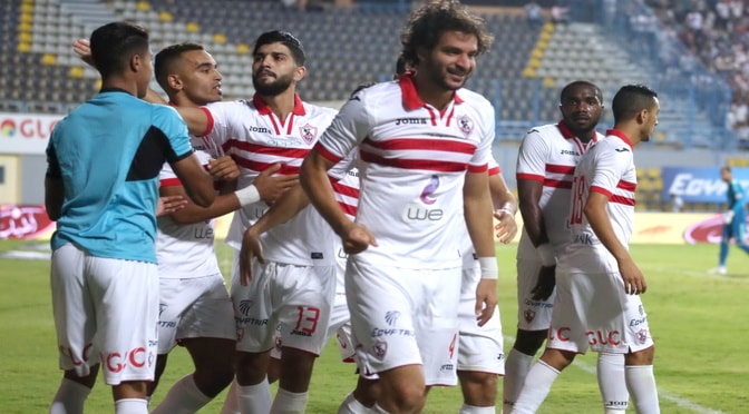 تألّق محمود علاء بتسجيله الثلاثية تألّق محمود علاء بتسجيله الثلاثية