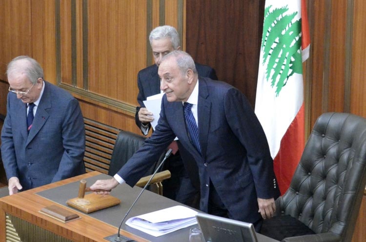 رئيس البرلمان اللبناني نبيه بري : جلسات التشريع دستورية رئيس البرلمان اللبناني نبيه بري : جلسات التشريع دستورية