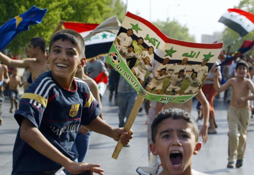 يأمل العراقيون أن تتجدّد الفرحة كما حصل في كأس آسيا 2007 يأمل العراقيون أن تتجدّد الفرحة كما حصل في كأس آسيا 2007