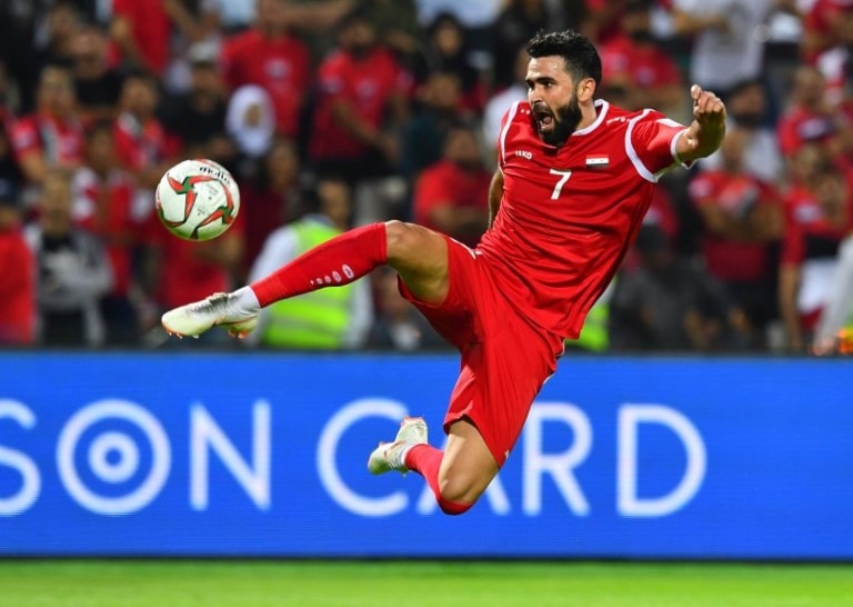 منتخب سوريا مطالب بتحقيق الفوز (أ ف ب) منتخب سوريا مطالب بتحقيق الفوز (أ ف ب)