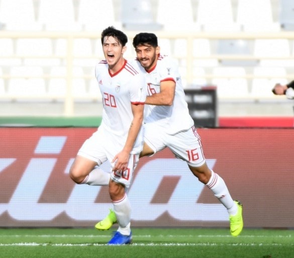 سردار أزمون صاحب الهدفين في مرمى فيتنام (أ ف ب) سردار أزمون صاحب الهدفين في مرمى فيتنام (أ ف ب)