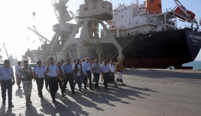 غراندي: فريق من المراقبين للإشراف على ميناء الحديدة غراندي: فريق من المراقبين للإشراف على ميناء الحديدة