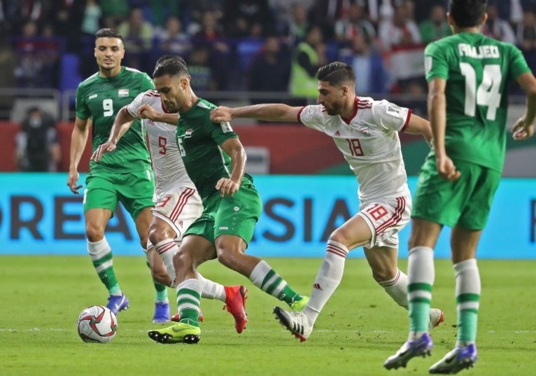 تعادل العراق وإيران 0-0 (أ ف ب) تعادل العراق وإيران 0-0 (أ ف ب)
