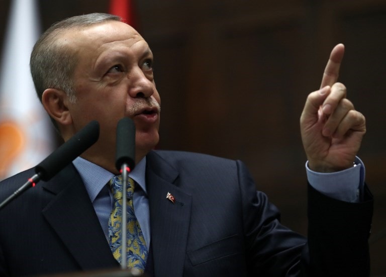إردوغان اعتبر أن المماطلة الأميركية أدت إلى إطالة أمد العمليات العسكرية في سوريا (أ ف ب) إردوغان اعتبر أن المماطلة الأميركية أدت إلى إطالة أمد العمليات العسكرية في سوريا (أ ف ب)