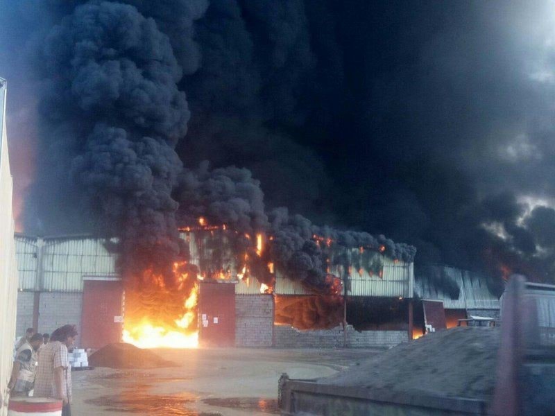 الأمم المتحدة: حريق في مطاحن "البحر الأحمر" دمر صومعتين الأمم المتحدة: حريق في مطاحن "البحر الأحمر" دمر صومعتين