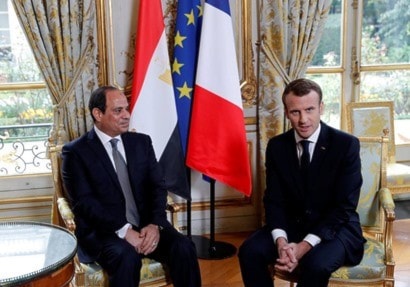 ماكرون يبحث مع السيسي ملفا سوريا وليبيا وملف حقوق الانسان وتعزيز العلاقات الثنائية بين البلدين ماكرون يبحث مع السيسي ملفا سوريا وليبيا وملف حقوق الانسان وتعزيز العلاقات الثنائية بين البلدين