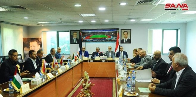 خلال اجتماع اتحاد غرب آسيا لكرة السلة خلال اجتماع اتحاد غرب آسيا لكرة السلة