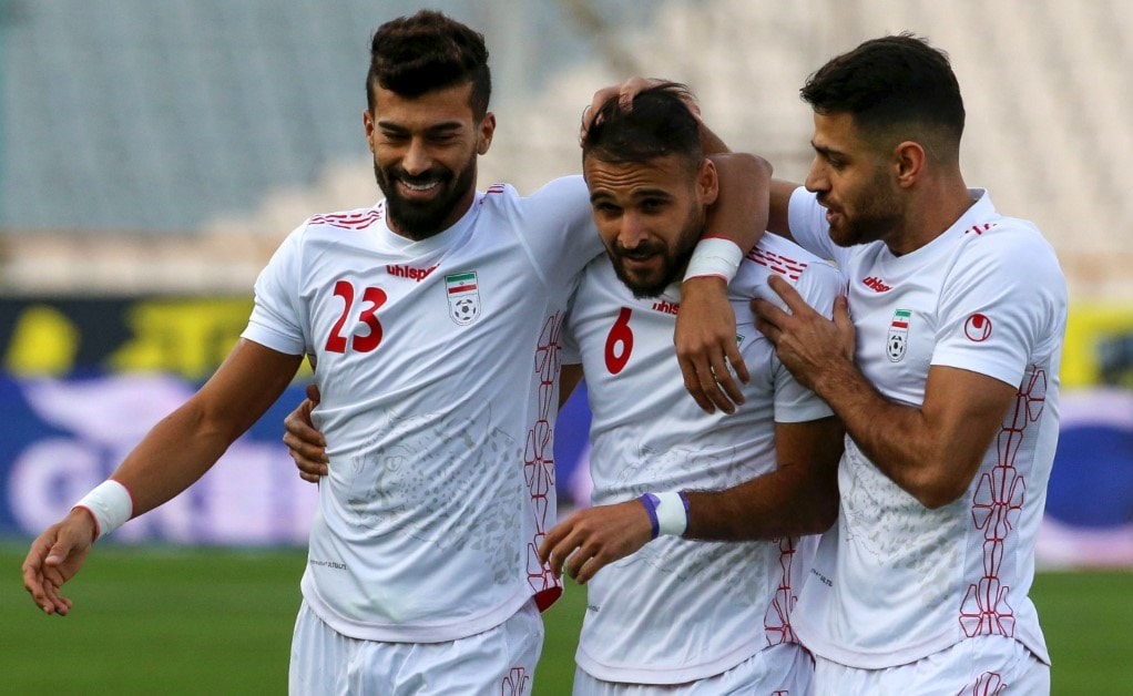 فاز منتخب إيران على كمبوديا 14-0 (أ ف ب) فاز منتخب إيران على كمبوديا 14-0 (أ ف ب)