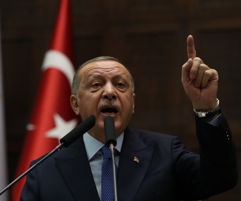 إردوغان خلال كلمة له في أنقرة مؤخراً / أ.ف.ب إردوغان خلال كلمة له في أنقرة مؤخراً / أ.ف.ب
