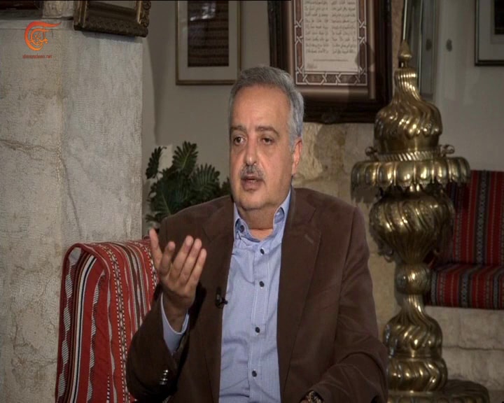 ارسلان خلال المقابلة مع الميادين ارسلان خلال المقابلة مع الميادين