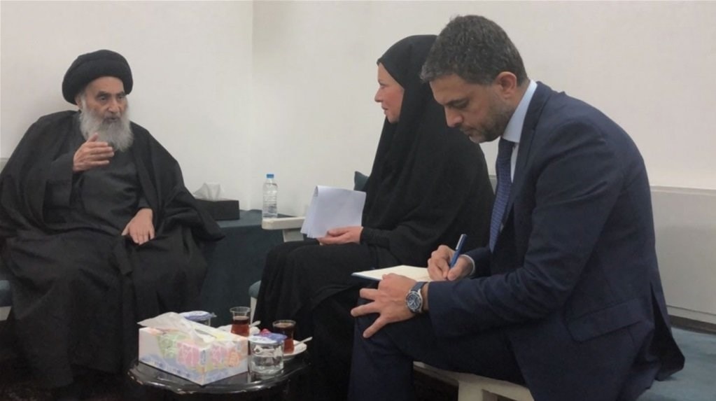ممثلة الأمم المتحدة في العراق: السيستاني يدعو لتنفيذ إصلاحات حقيقية ممثلة الأمم المتحدة في العراق: السيستاني يدعو لتنفيذ إصلاحات حقيقية