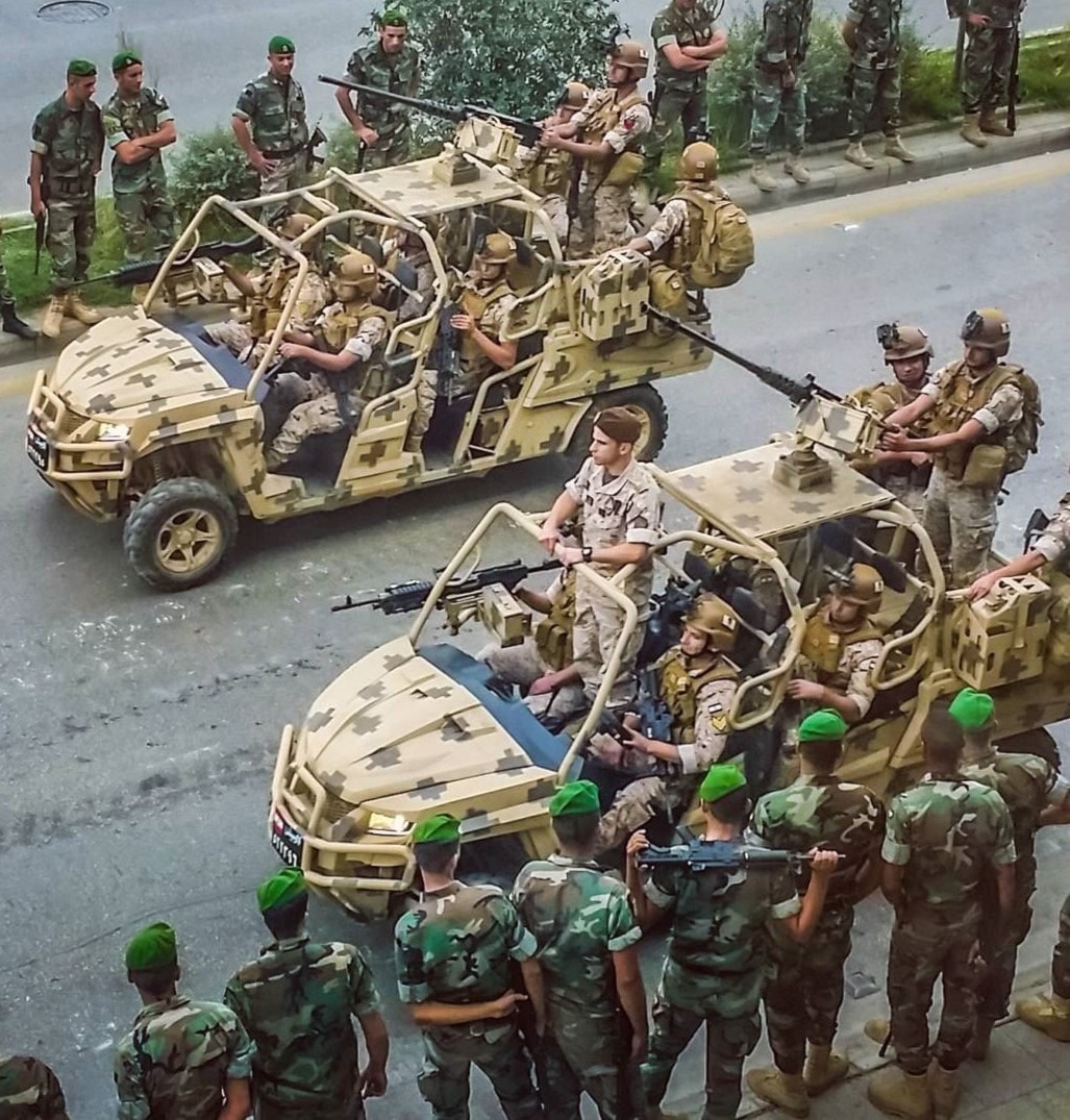 آليات للجيش اللبناني في عرض عسكري في ذكرى الاستقلال في آب - أغسطس الماضي آليات للجيش اللبناني في عرض عسكري في ذكرى الاستقلال في آب - أغسطس الماضي