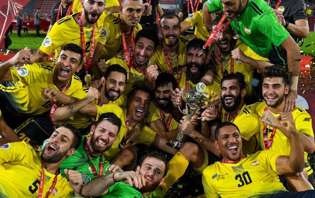"الميادين نت" تحدّث مع مسؤول اللجنة الإعلامية ورابطة جمهور العهد في بيروت، أحمد شيبان، عن برنامج استقبال الفريق والاحتفال بإنجازه الكبير (أ ف ب) "الميادين نت" تحدّث مع مسؤول اللجنة الإعلامية ورابطة جمهور العهد في بيروت، أحمد شيبان، عن برنامج استقبال الفريق والاحتفال بإنجازه الكبير (أ ف ب)