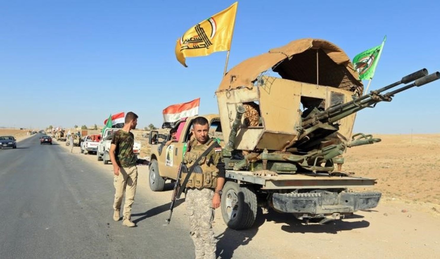 مثمّناً خطاب المرجعية.. الحشد الشعبي: لن تُنكس راية نحملها ولن يُذل وطن نحن حماته مثمّناً خطاب المرجعية.. الحشد الشعبي: لن تُنكس راية نحملها ولن يُذل وطن نحن حماته