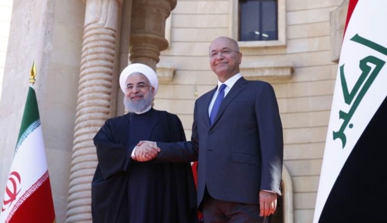 ليس الرئيس الإيراني روحاني مُنفرداً، فالرئيس العراقي برهم صالح سبق أن قام بزيارة رسمية إلى طهران في شهر تشرين الثاني/ نوفمبر الماضي ليس الرئيس الإيراني روحاني مُنفرداً، فالرئيس العراقي برهم صالح سبق أن قام بزيارة رسمية إلى طهران في شهر تشرين الثاني/ نوفمبر الماضي