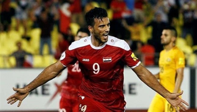 عمر السومة نجم منتخب سوريا عمر السومة نجم منتخب سوريا