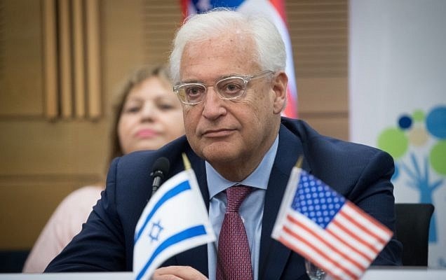 فريدمان: مصلحة إسرائيل المشاركة في اتفاق مع الفلسطينيين أثناء وجود رئيس أميركيّ متعاطف مع مخاوفها الأمنية فريدمان: مصلحة إسرائيل المشاركة في اتفاق مع الفلسطينيين أثناء وجود رئيس أميركيّ متعاطف مع مخاوفها الأمنية