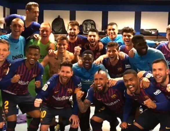 احتفال ثانٍ على التوالي لبرشلونة في "سانتياغو برنابيو" احتفال ثانٍ على التوالي لبرشلونة في "سانتياغو برنابيو"