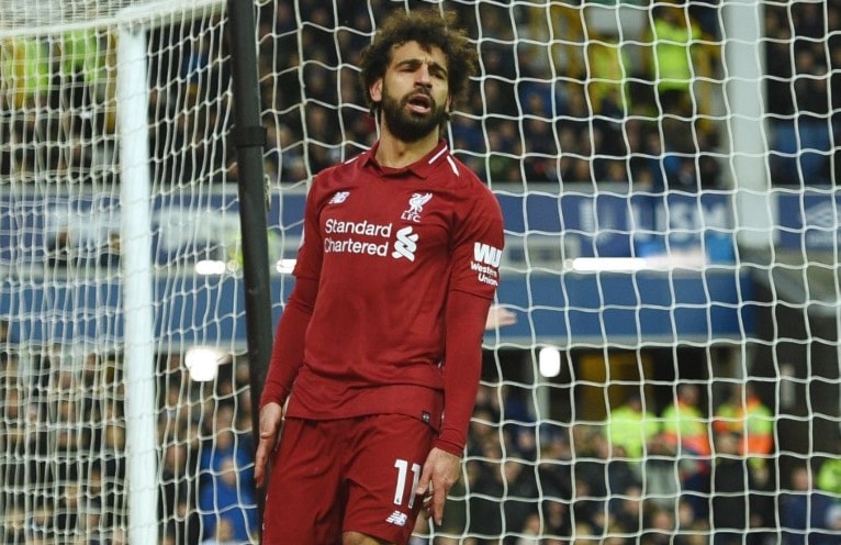 محمد صلاح خلال المباراة (أ ف ب) محمد صلاح خلال المباراة (أ ف ب)